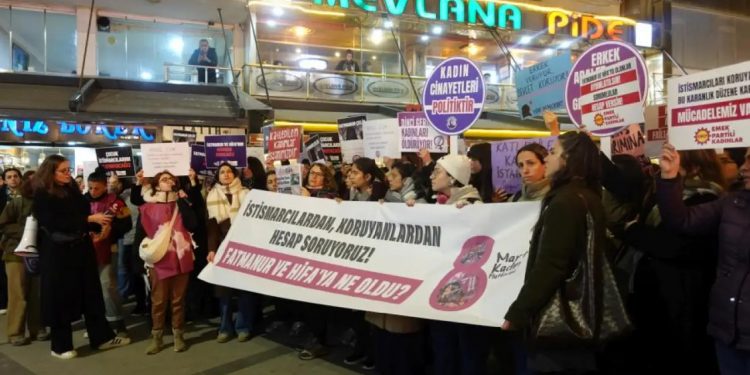 8 Mart Kadın Platformu’ndan eylem: “Fatmanur ve Hifa’ya ne oldu?”